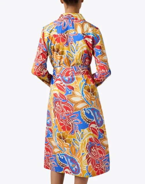 Tamron Multi Paisley Cotton Shirt Dress