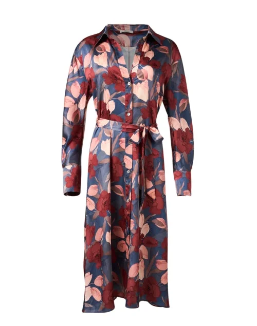 Twilight Multi Floral Shirt Dress