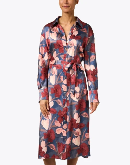 Twilight Multi Floral Shirt Dress