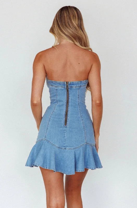 CALI MINI DRESS -DENIM