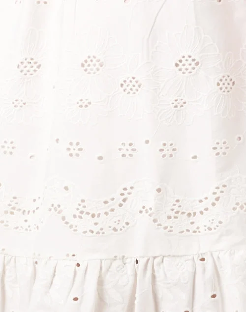 Varah White Eyelet Dress