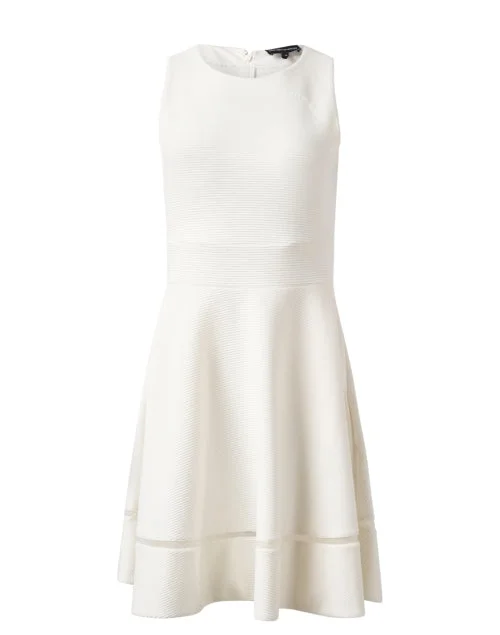 White Fit and Flare Dress